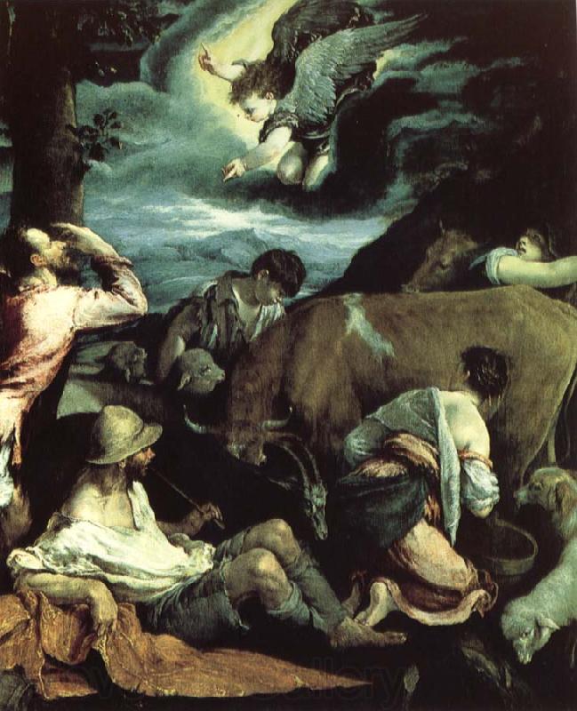 Jacopo Bassano The Annunciation to the Shepherds